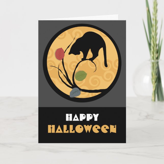 Happy Halloween Greeting Card (Front)