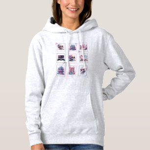 Happy Halloween Grid design spooky images Hoodie