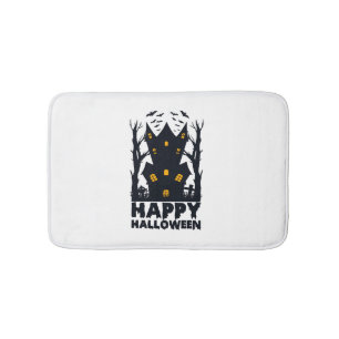 Happy Halloween Halloween Happy Halloween  Bath Mat