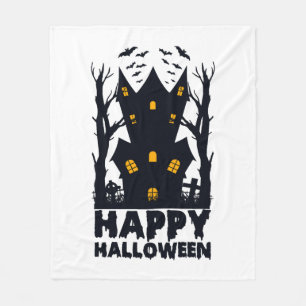Happy Halloween Halloween Happy Halloween  Fleece Blanket