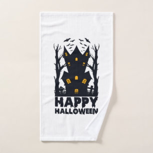 Happy Halloween Halloween Happy Halloween Hand Towel