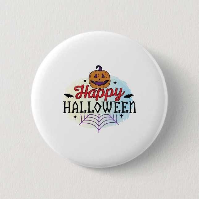 Happy Halloween, Halloween, Scary, Costume 6 Cm Round Badge (Front)