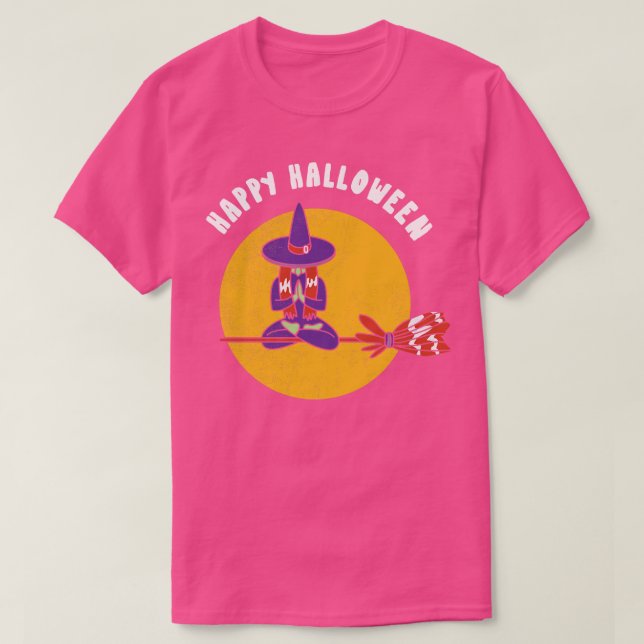 Happy Halloween Halloween Witch  Funny Party Tee S (Design Front)