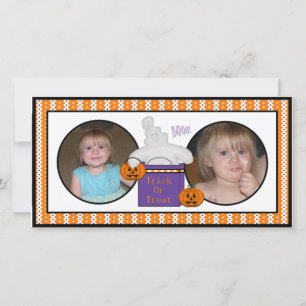 Happy Halloween Happy Ghost Photo Cards
