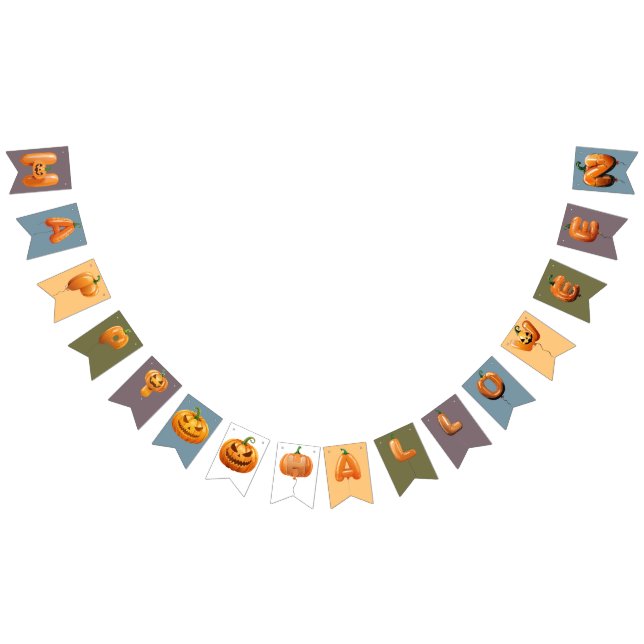 Happy Halloween Happy Halloween Balloon Bunting (All)