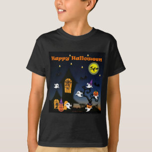 Happy Halloween Haunted House T-Shirt