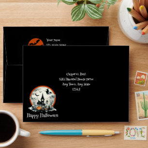 Happy Halloween Haunting Envelope