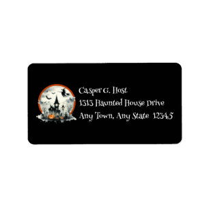 Happy Halloween Haunting Label
