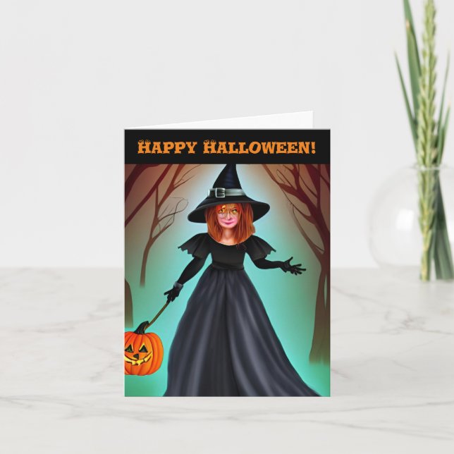 Happy Halloween! Holiday Card (Front)