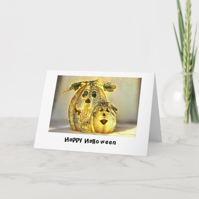 Happy Halloween Holiday Card (Front)