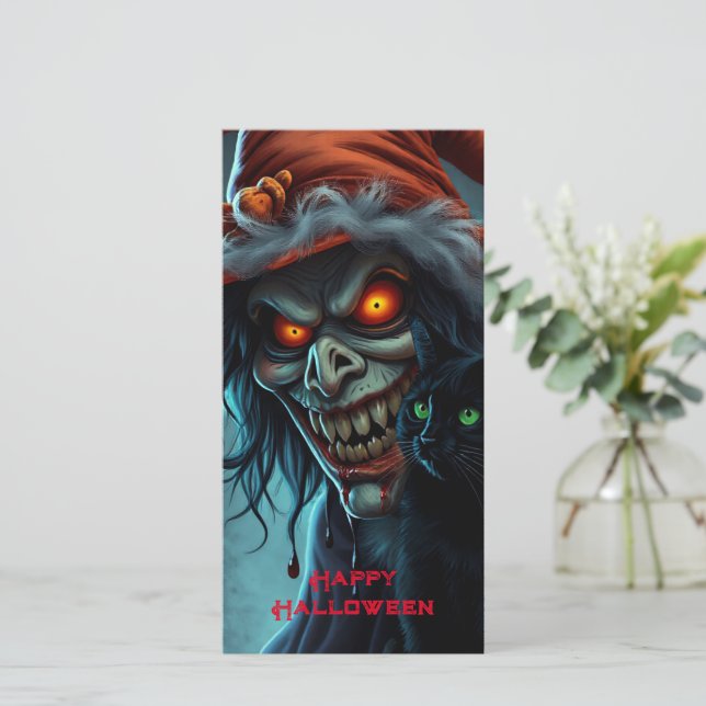 Happy Halloween Holiday Card (Standing Front)