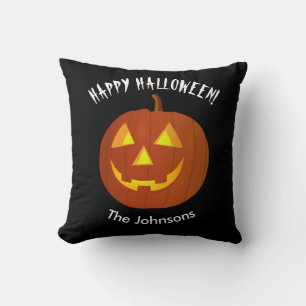 Happy Halloween Home Decor Throw Pillow
