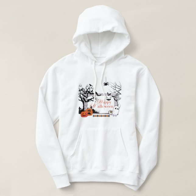 happy halloween hoodie (Design Front)
