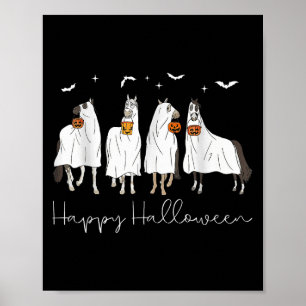 Happy Halloween Horse Ghost 2025  Poster