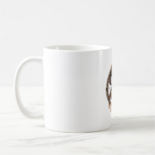 Happy Halloween Hunting Pumpkin Crossed Axes Bone Coffee Mug