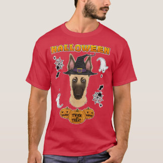 Happy Halloween I Dog Lover I Malinois 4298 T-Shirt