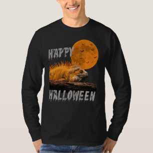 Happy Halloween Iguana Lizard Reptile T Shirt