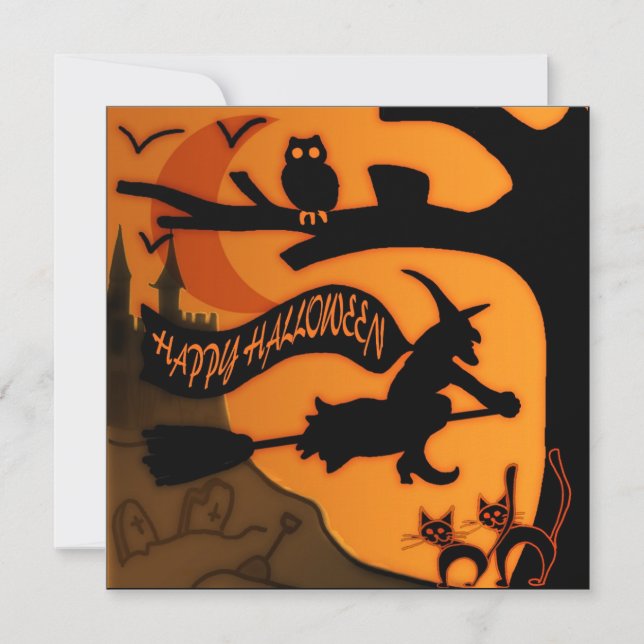 Happy Halloween Invitation (Front)