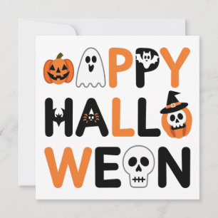 Happy halloween  invitation