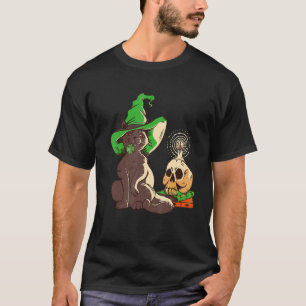 happy halloween  irish american 2022 Black Cat wit T-Shirt