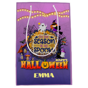 Happy Halloween It's Spooky Season Celebration Medium Gift Bag