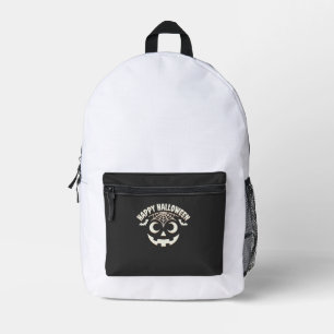Happy Halloween Jack-O-Lantern Face Design_1 Printed Backpack