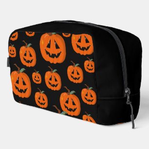 Happy Halloween Jack O Lantern Illustrative Art Dopp Kit