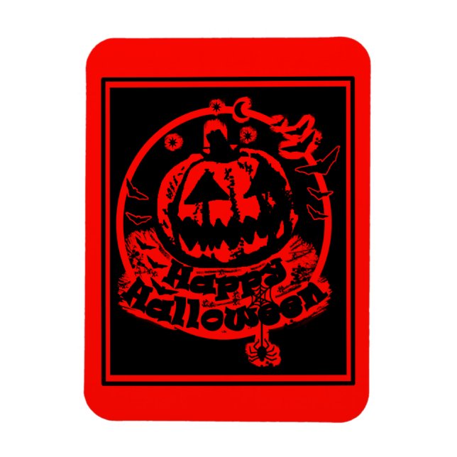 Happy Halloween Jack O Lantern  Magnet (Vertical)