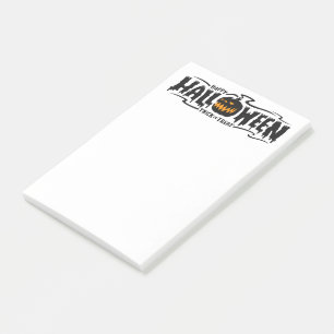 Happy Halloween Jack-O-Lantern Post-it Notes