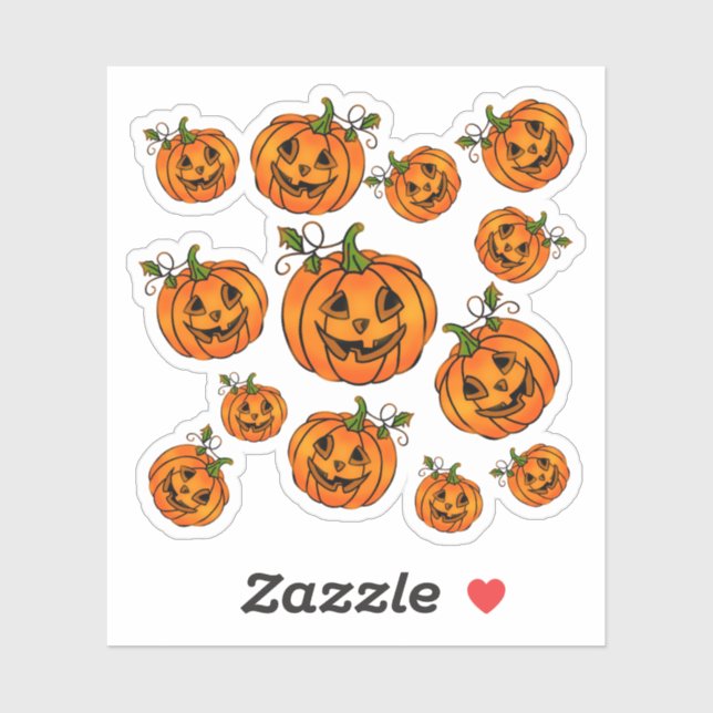 Happy Halloween jack-o-lantern, trick o treat  (Sheet)