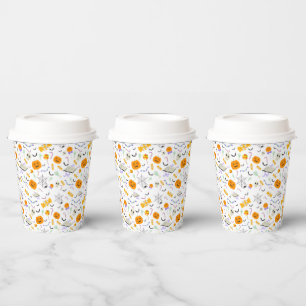 Happy Halloween Jack O Lantern Trick or Treat  Paper Cups