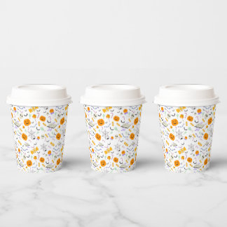 Happy Halloween Jack O Lantern Trick or Treat  Paper Cups