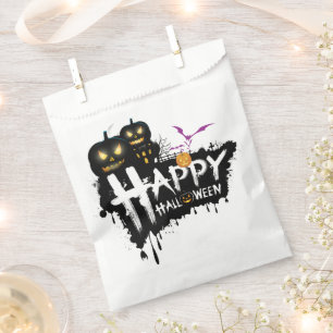 Happy Halloween Jack-o-lanterns Favour Bags