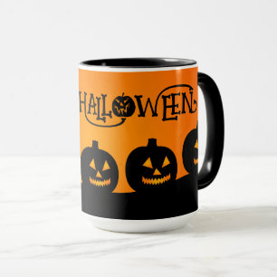 Happy Halloween Jack-O-Lanterns Mug