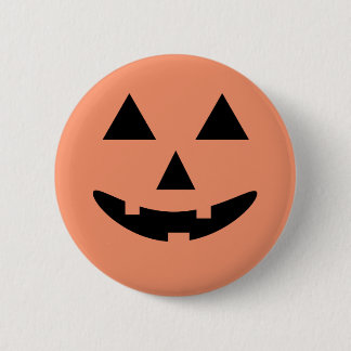 Happy Halloween Jack O'Lantern Pumpkin 6 Cm Round Badge