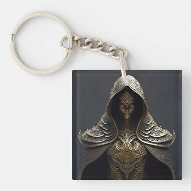 happy halloween key ring (Front)