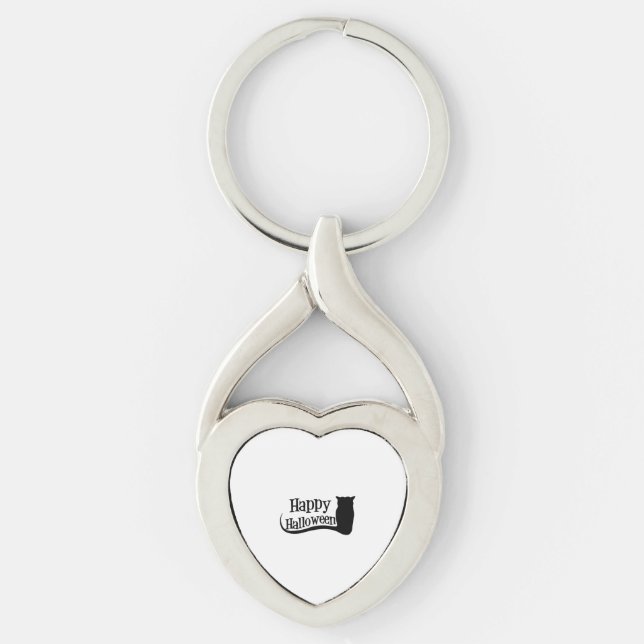 happy halloween     key ring (Front)