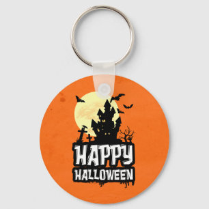 Happy Halloween Key Ring
