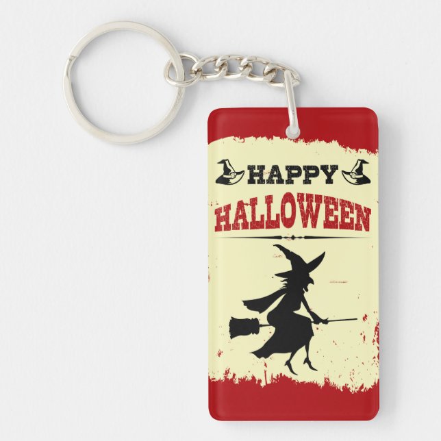 Happy Halloween Key Ring (Front)