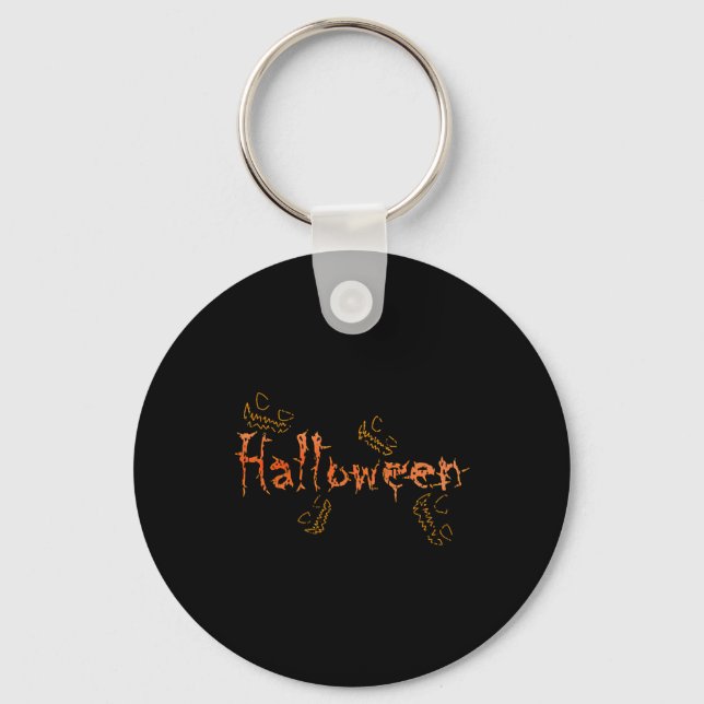 happy halloween           key ring (Front)