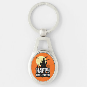 Happy Halloween Key Ring