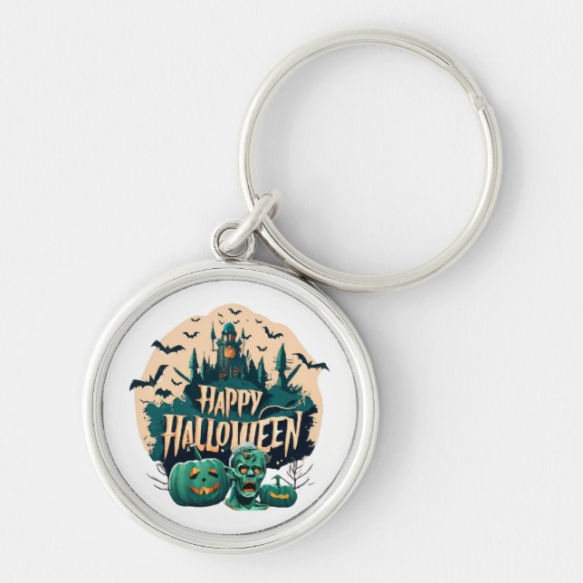 Happy Halloween Key Ring (Front)