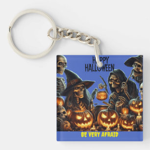 Happy Halloween Key Ring