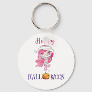 Happy Halloween keychain Creepy Mermaid keychain
