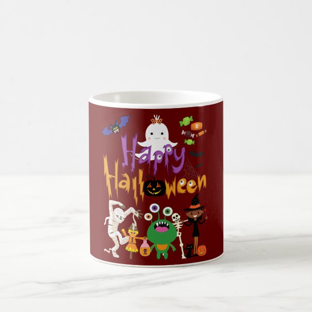 Happy Halloween Kids Cute and Spooky   Coffee Mug (Center)