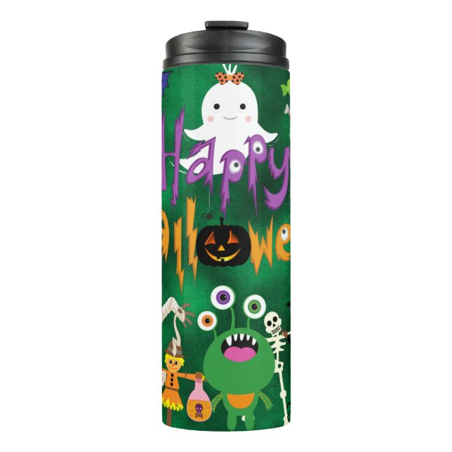 Happy Halloween Kids Cute and Spooky    Thermal Tumbler (Front)