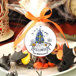 Happy Halloween Kids Party Halloween Classic Round Sticker