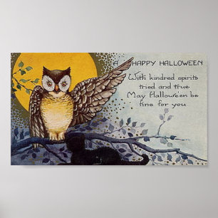 Happy Halloween Kindred Spirits Poster