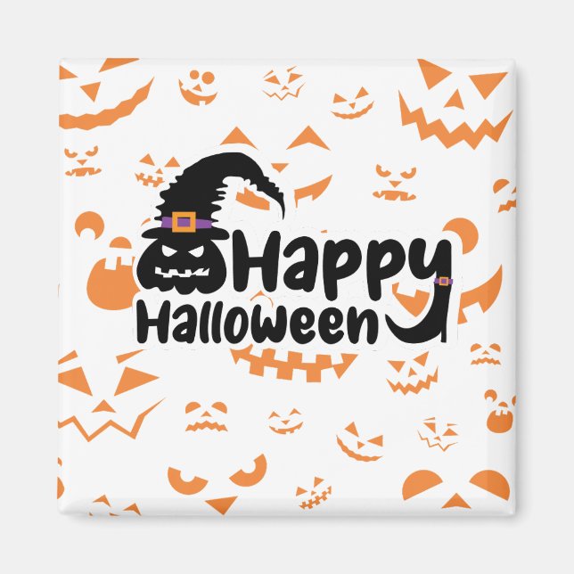 Happy Halloween Kitchen Magnet Accessories 2024 (Front)