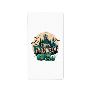 Happy Halloween Label